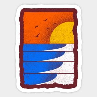 Sunset Beach Sticker